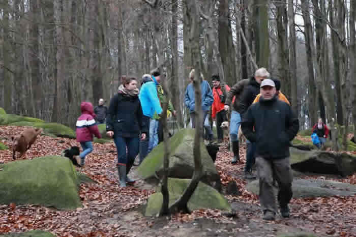 Wanderung über den Felsberg