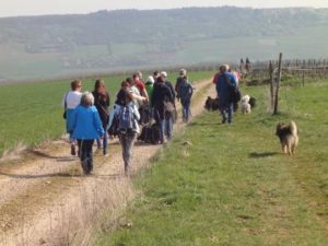 Frühlingswanderung der Landesgruppe Mitte in Gau Algesheim 16