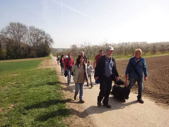 Frühlingswanderung der Landesgruppe Mitte in Gau Algesheim 8